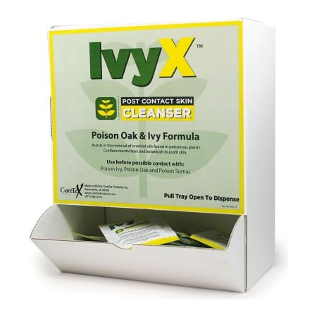 Coretex Products CoreTex Ivy X Post-Contact Cleanser, Posion Oak & Ivy Lotion, Wallmount, 50 Packets 84661